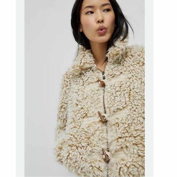 Anthropologie Jackets & Blazers - Anthropologie Brenna Faux Fur Jacket size L